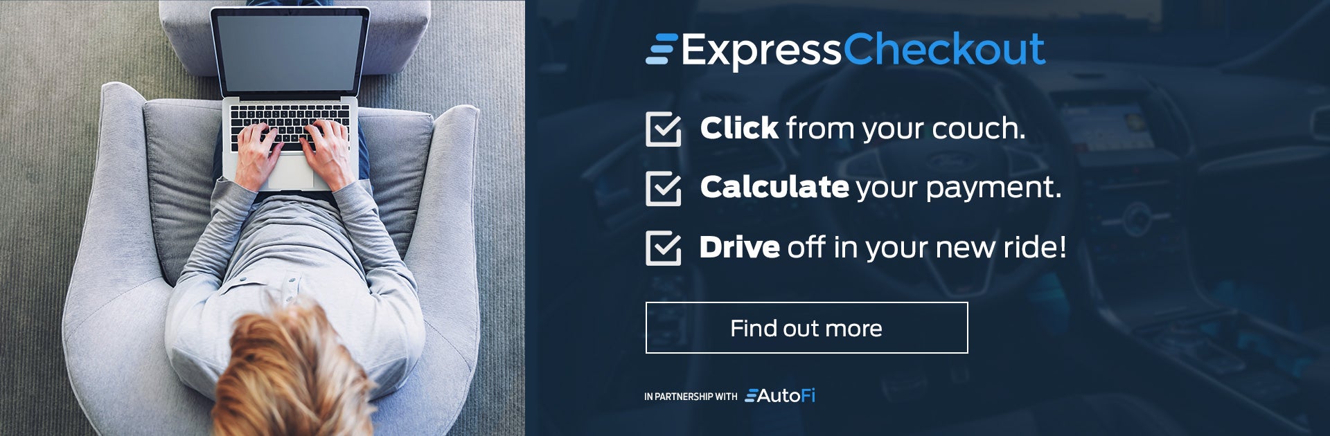 Express Checkout Offered By AutoFI @ Harris Ford